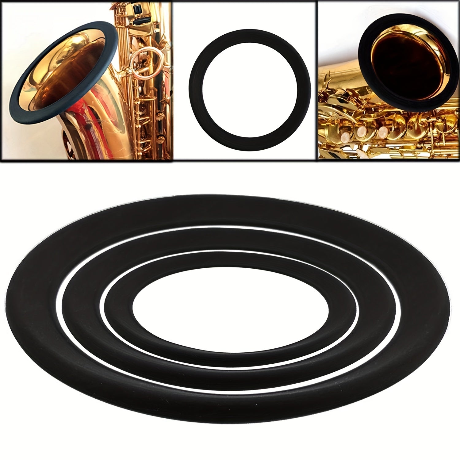 Silicone Saxophone Sound Absorbing Ring Mute Protector