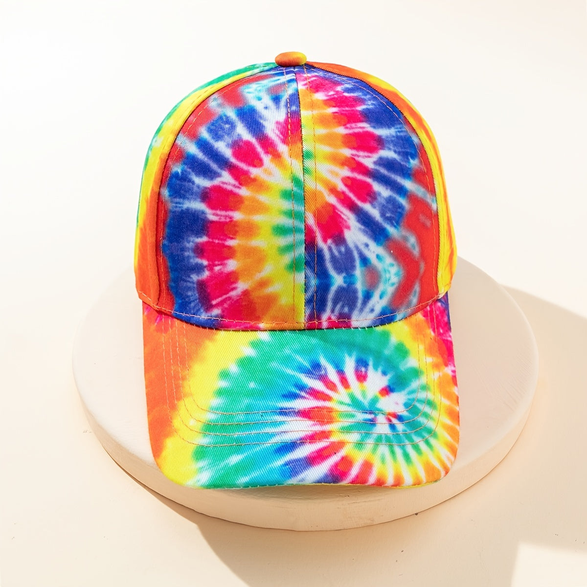 Rainbow Baseball Cap Tie Dye LGBT Pride Couple Hats