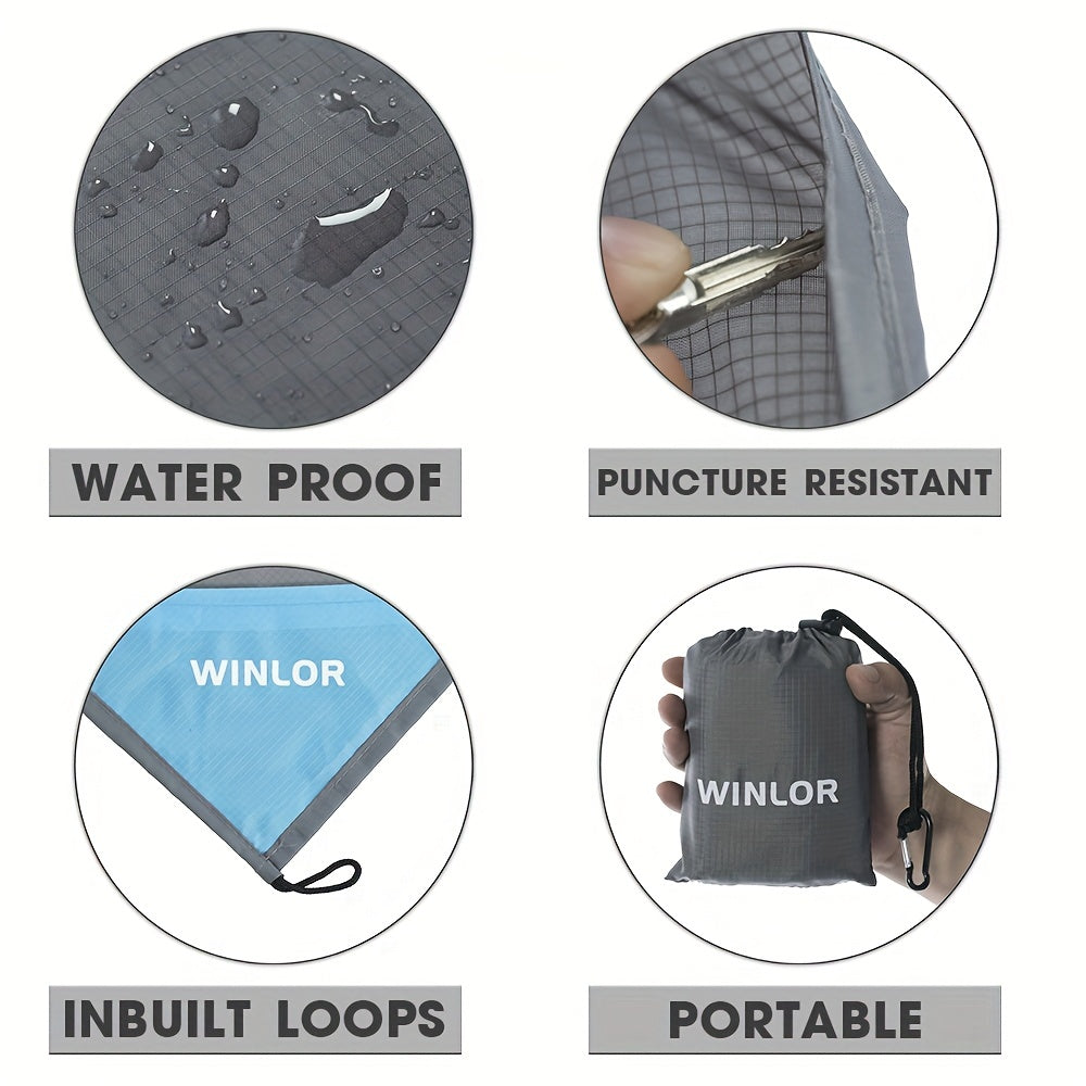 Sandproof Beach Picnic Mat Portable Pocket Mat