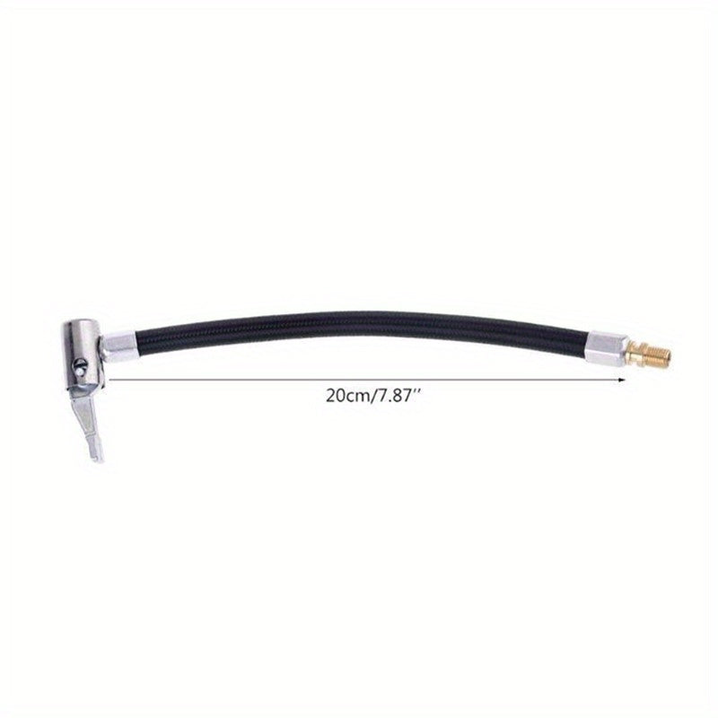 1pc Tire Air Inflator Hose Inflatable Tube Connection