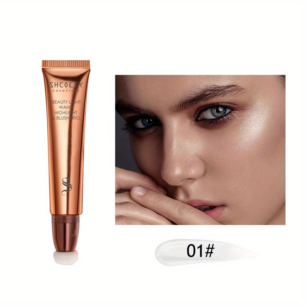 Waterproof Pearly Blush Pen Highlighter Contouring Pencil