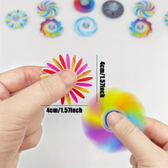 5pcs Mini Colorful Fidget Spinner Toys for Kids Ages 6