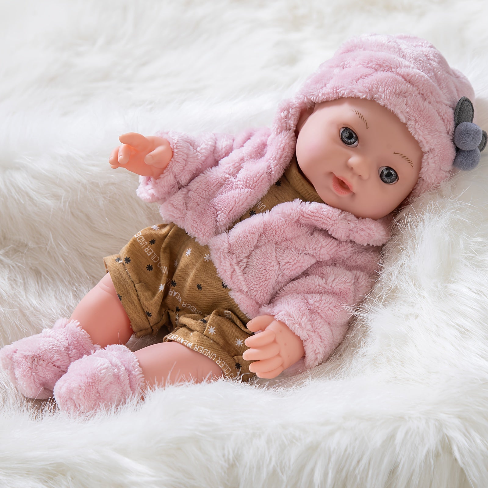 12in Reborn Doll Baby Set with Accessories - Party Games Christmas Gift
