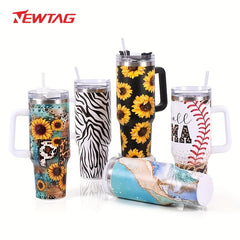 Colorful Stainless Steel Ice Tumbler with Straw for Outdoor Travel