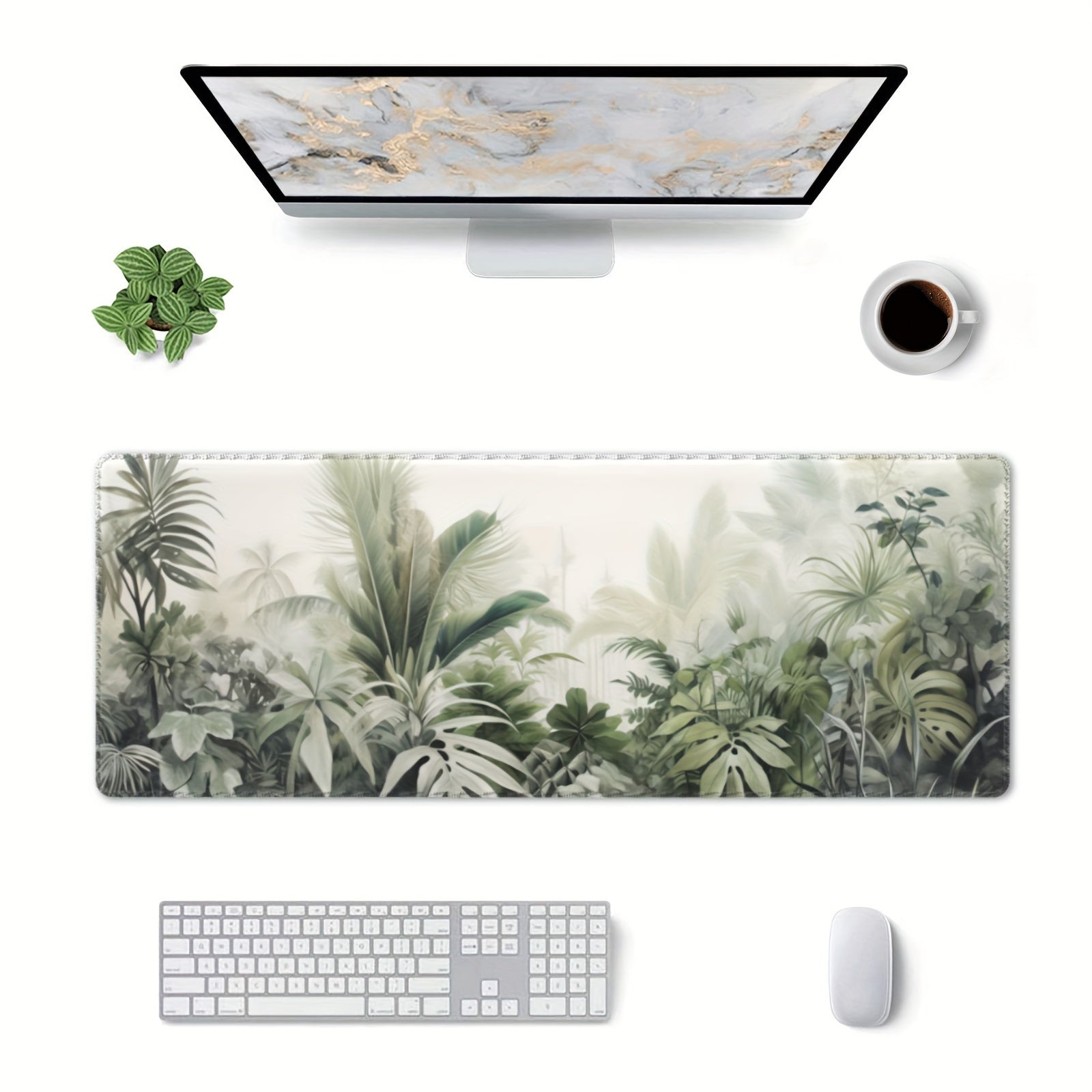 Tropical Leaves Gaming Mouse Pad 80.01cm XL