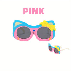 Fox Shaped Polarized Round Sunglasses UV Protection