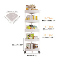 Multipurpose Kitchen Corner Shelves Storage Rack For Fruits Drinks Snacks
