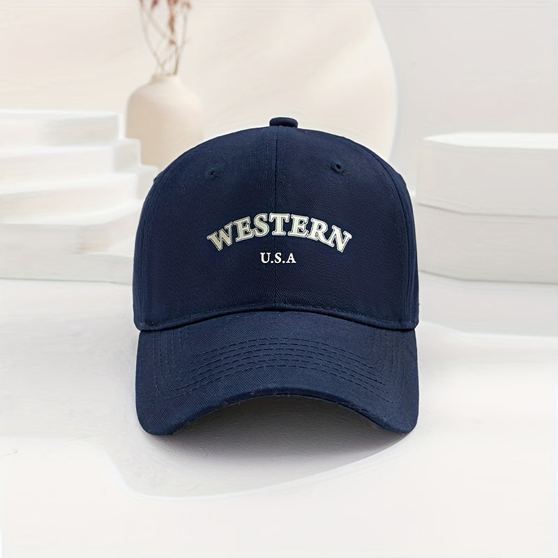 Candy Print Baseball Cap Western Sports Hat Adjustable Dad Hats