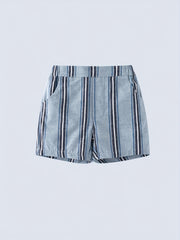 Baby Gentleman Set Stripe Shirt & Short & Hat Outfit