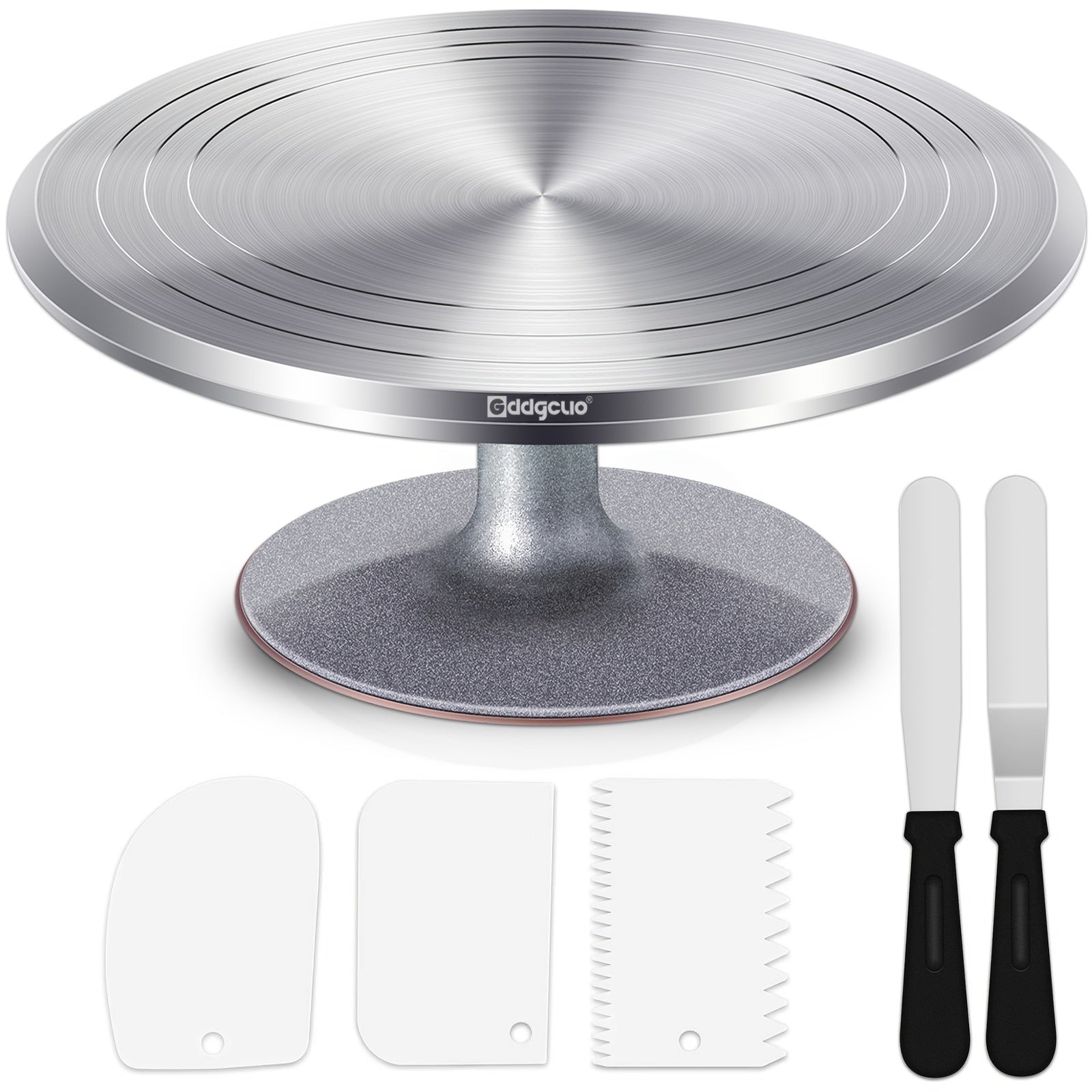 12 Inch Aluminum Revolving Cake Decorating Stand