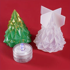 1PC 3D Christmas Tree Silicone Resin Mold Epoxy Resin Crafts Charms DIY Jewelry