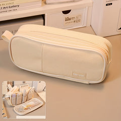 Large Capacity Stationery Bag Pencil Case for Office School Girls