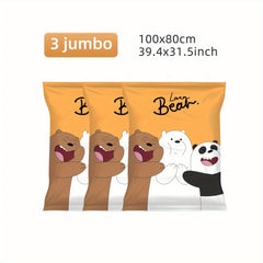 5pcs Vacuum Storage Bag Saving Wardrobe Bedroom Space Clothes Sealing Bag