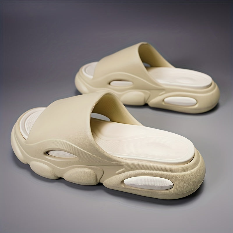 Men's Cloud Slides Pillow Slippers Lightweight Open toe Shoes For Indoor Outdoor