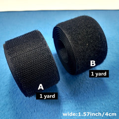Nylon Sew On Hook Loop Tape Non Adhesive Fastener Set for Bags Clothes