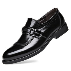 Formal Breathable Slip-On Derby Shoes for Wedding Business