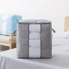 Cotton Quilt Storage Bag Clothes Organizer Box Large Capacity