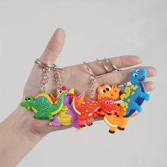 6pcs Dinosaur Keychain Pendant Party Small Gift