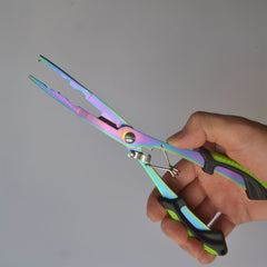 1pc Fishing Pliers Split Ring Opener Fish Line Cutter Tool
