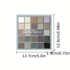 Smokey 25 Colors Eyeshadow Palette Gothic Punk Style Matte Shimmer