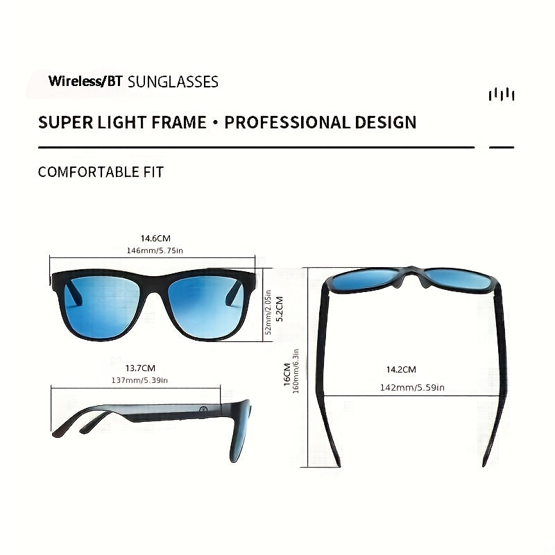 Wireless Music Sunglasses Sunscreen UV Protection Glasses