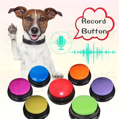 Dog & Cat Training Voice Buttons - Easy Communication & Speech Training