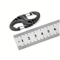 10pcs Carabiner Spring Hooks for Outdoor Backpacks Camping Fishing