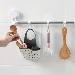Double Layer Sink Rack Hanging Bag for Kitchen Storage