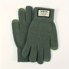 Winter Warm Knitted Gloves Touch Screen Gloves for Cycling