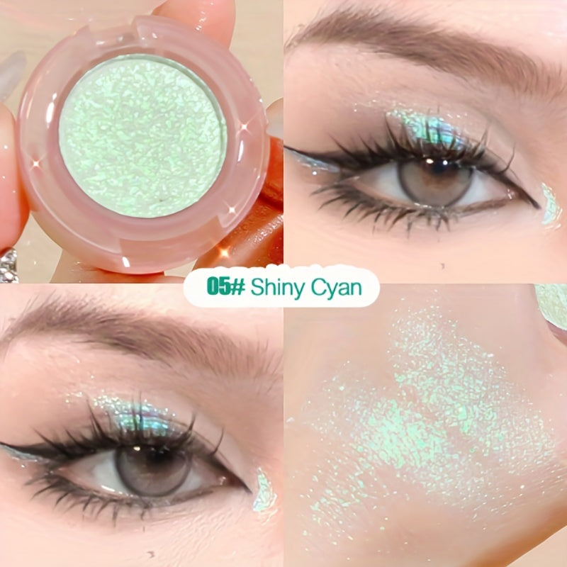 Waterproof Pearly Glitter Eyeshadow Powder for Bright Eyes