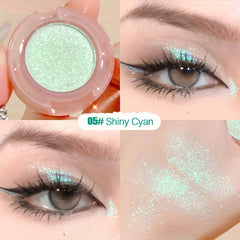 Waterproof Pearly Glitter Eyeshadow Powder for Bright Eyes