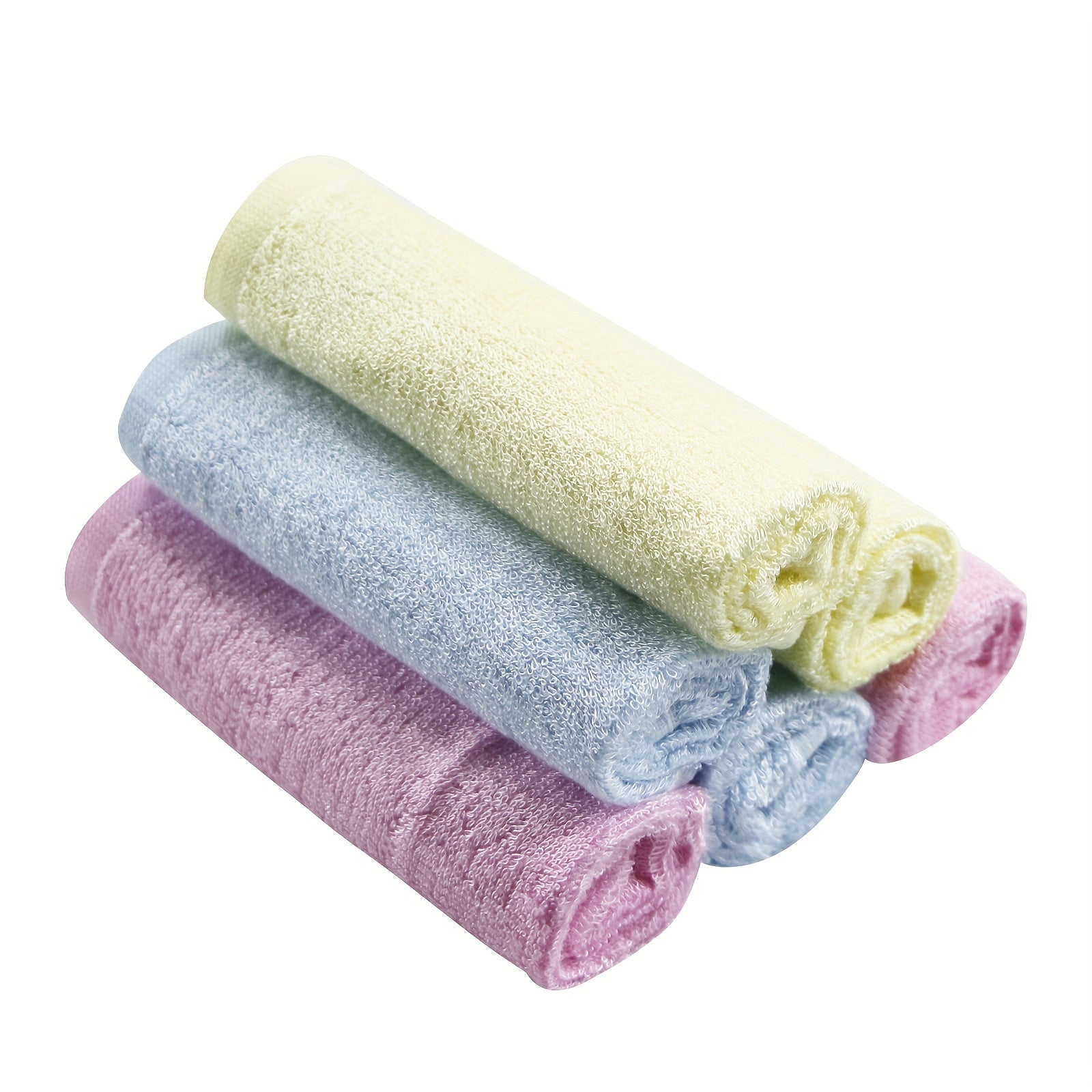 6-Pack Bamboo Fiber Baby Towels for Kids