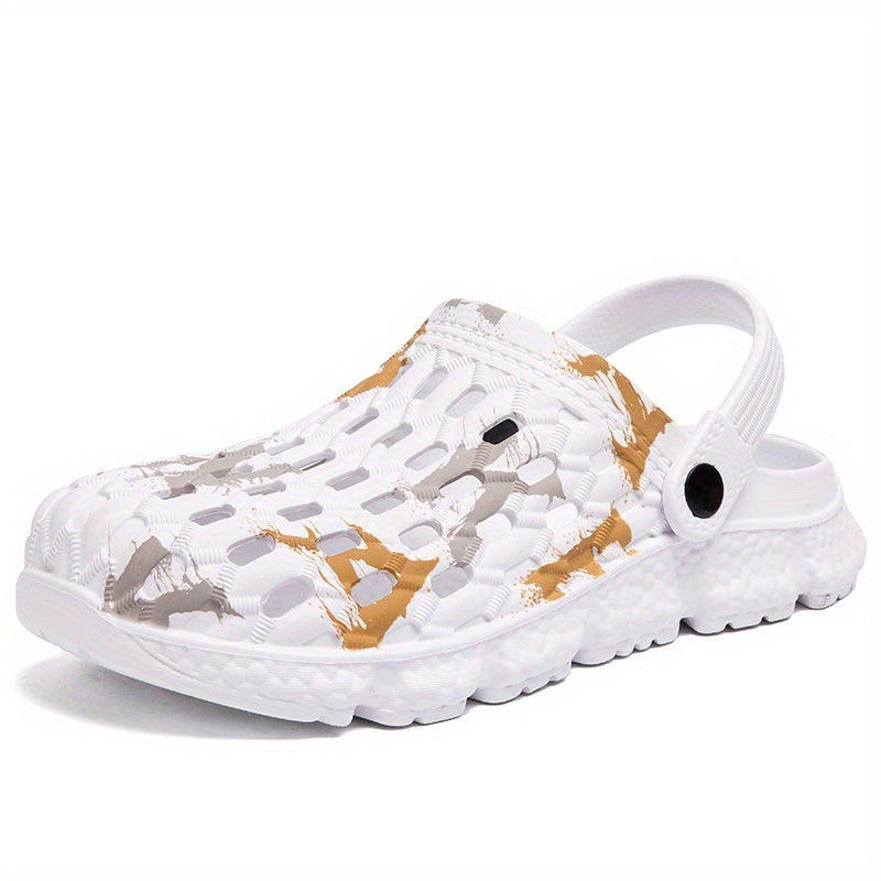 Men's Closed Toe Water Clogs Sandals Soft Sole