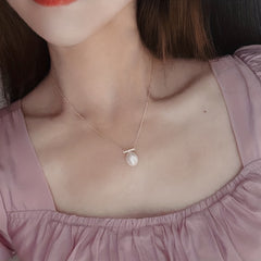 Freshwater Cultured Pearl Pendant Necklace for Girls
