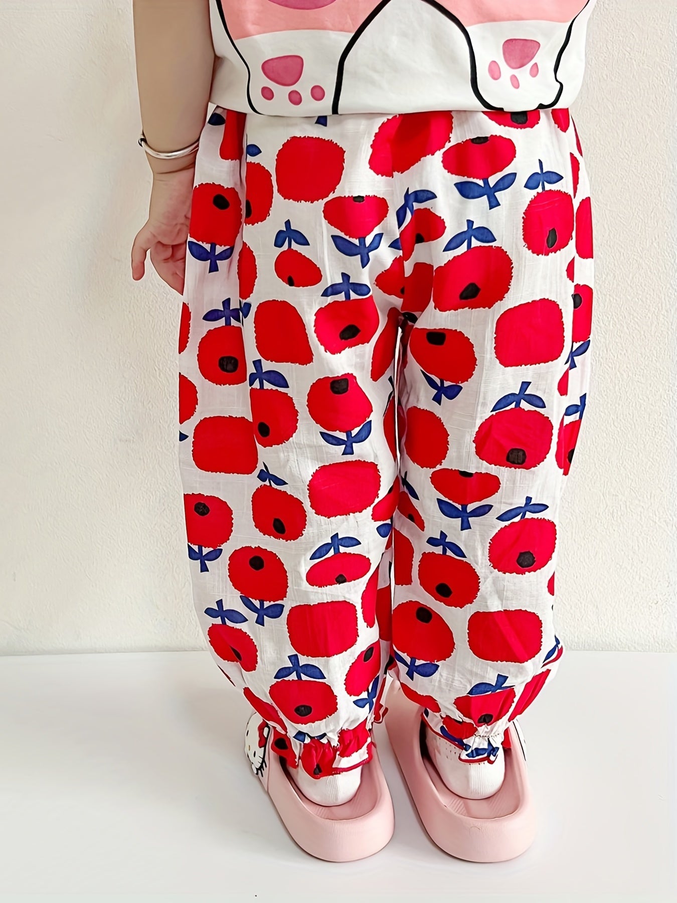 Kids Mosquito-Proof Cartoon Print Pants for Spring, Summer & Autumn