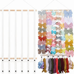 Girls' Hair Bow Clips Holder & Organizer Wall Hanger