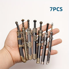 Emperor Sword Ornaments Mini 12cm Pendant Ancient Style Keychain Unsharpened