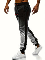 Breathable Gradient Joggers for Men Active Stretchy Sweatpants Summer