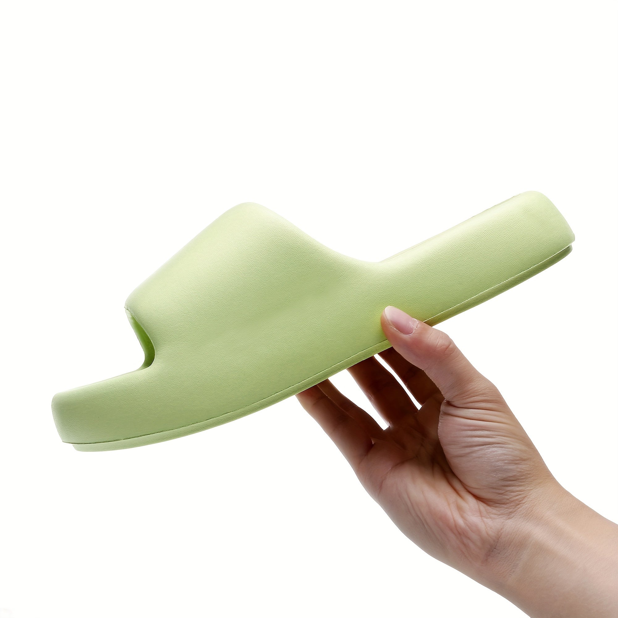 Men's Casual Slip On Platform Slides Unisex Open Toe Anti skid Slippers