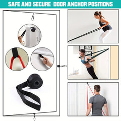 Resistance Band Set For Men And Women - Pull Up Aid Exercise - Physical Therapy