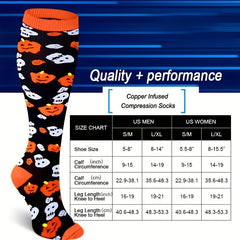 Halloween Compression Stockings 20-30mmHg