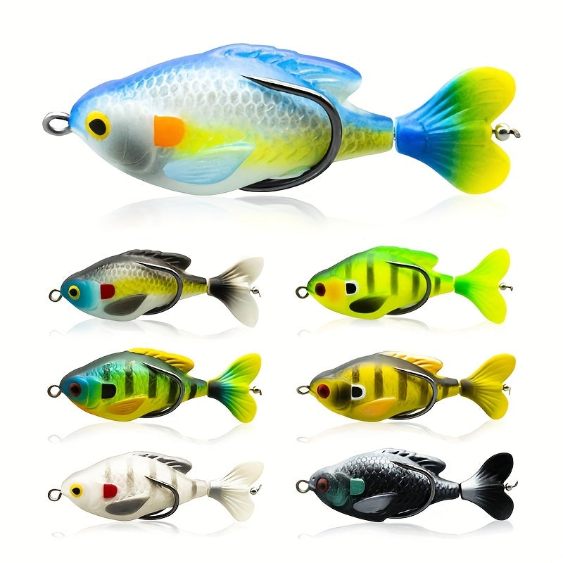 5pcs Topwater Fishing Lures Kit for Bass Fishing