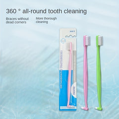 Dual-Headed Soft Bristle Toothbrush for Dental Gap - Ideal for Wisdom Teeth