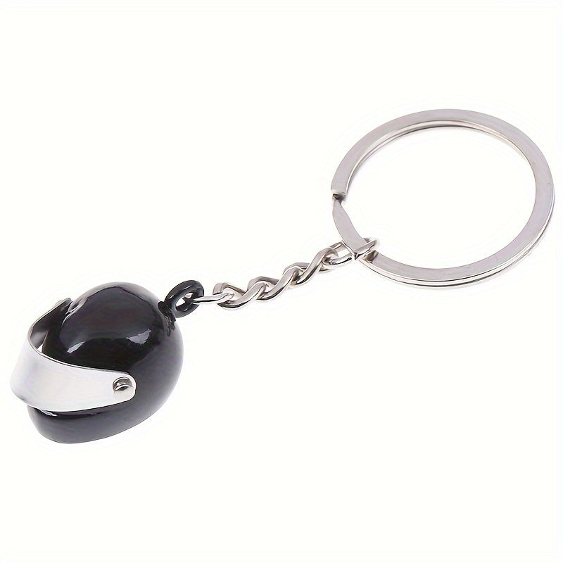 Motorcycle Bicycle Helmet Key Chain Keyring Gift For Men Boyfriend