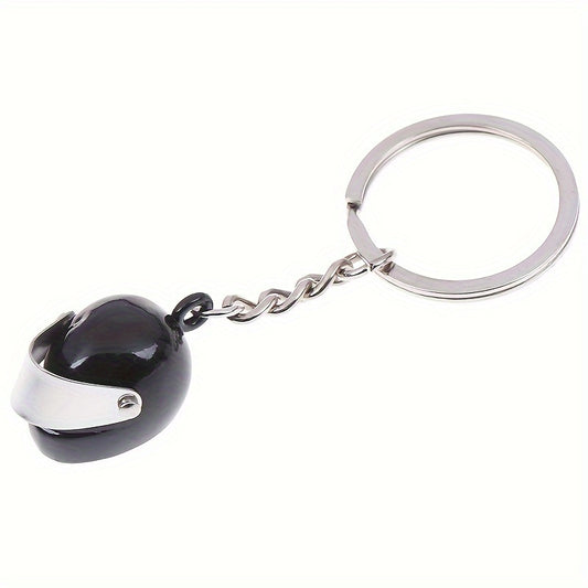 Motorcycle Bicycle Helmet Key Chain Keyring Gift For Men Boyfriend