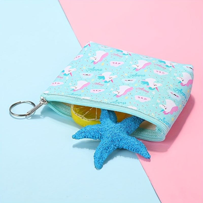 Unicorn Coin Purse Earphone Key Bag for Girls