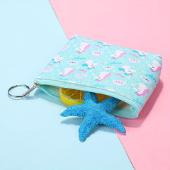 Unicorn Coin Purse Earphone Key Bag for Girls