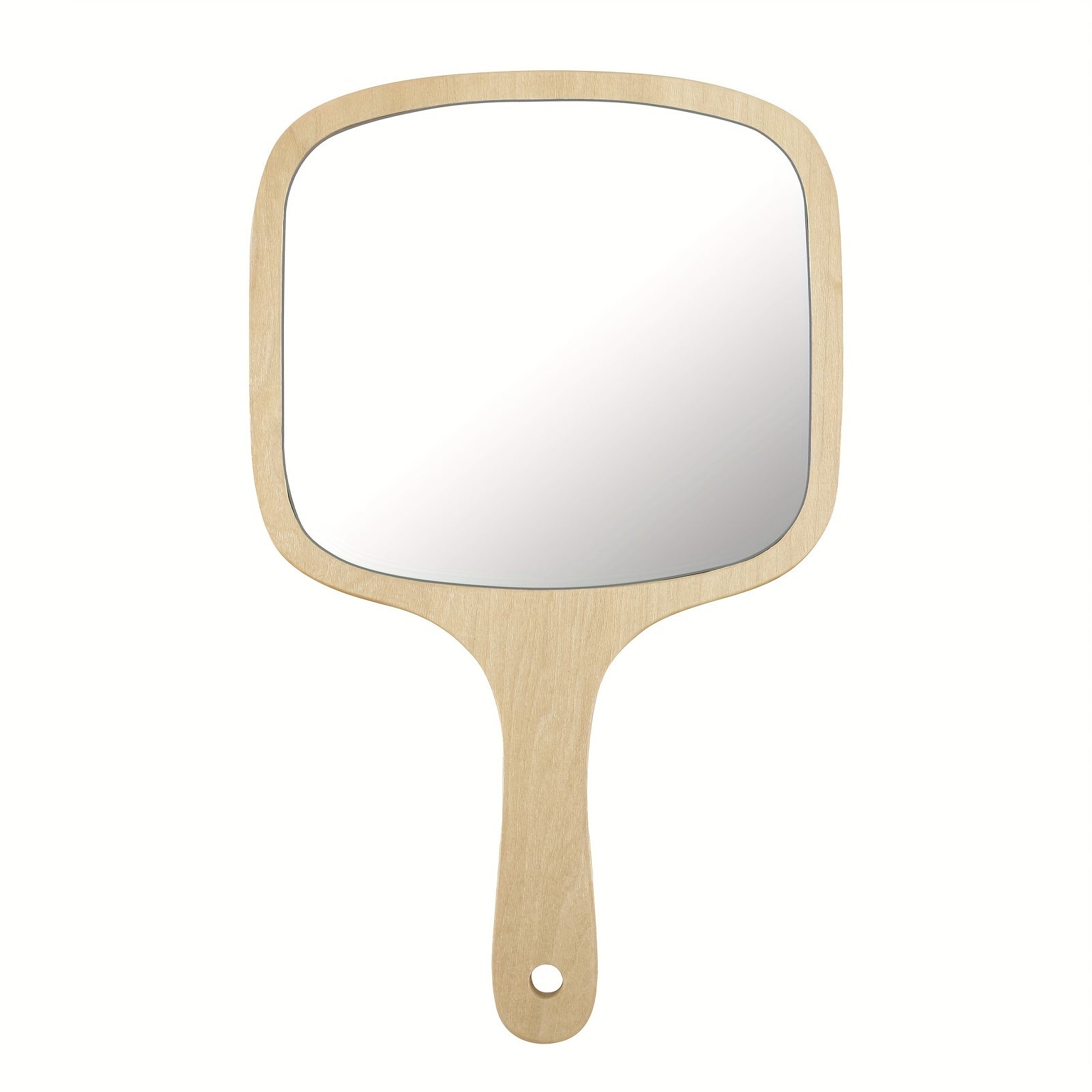 Natural Bamboo Handheld Mirror w/ Handle
