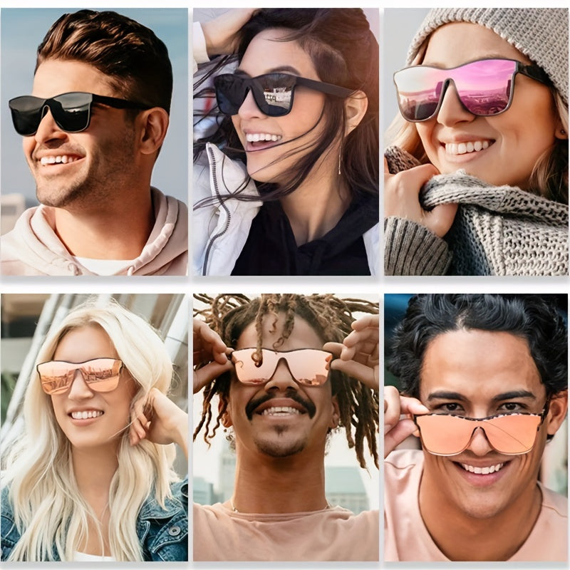 Square Polarized Sunglasses Men Square Male Sun Glasses UV400