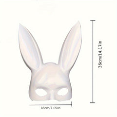 Christmas Prom Luminous Rabbit Mask Cartoon Rabbit Mask Easter Dress Up